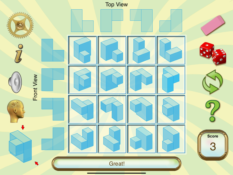 #5. 3D View Puzzles (iOS) 由: Ventura Educational Systems
