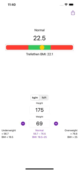 Game screenshot Simple BMI evaluator mod apk