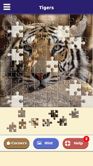 Tiger Love Puzzle Screenshot