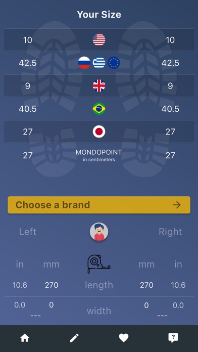 Screenshot #2 pour Shoe Size Meter - Pointure