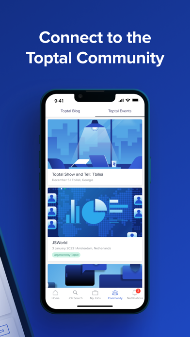 Toptal Talent Screenshot
