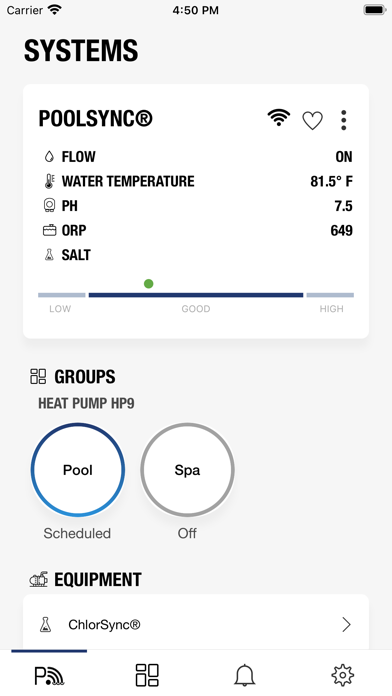 PoolSync Screenshot