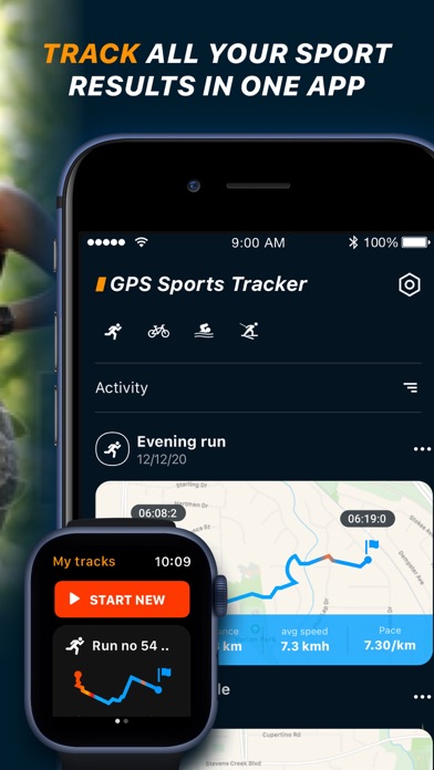 Screenshot #2 pour FitGet: GPS Tracker, Podometre