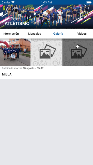 Deportes UFRO Screenshot