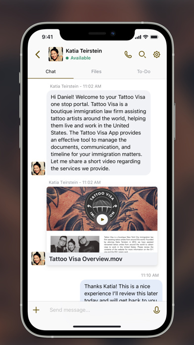 Tattoo Visa Screenshot