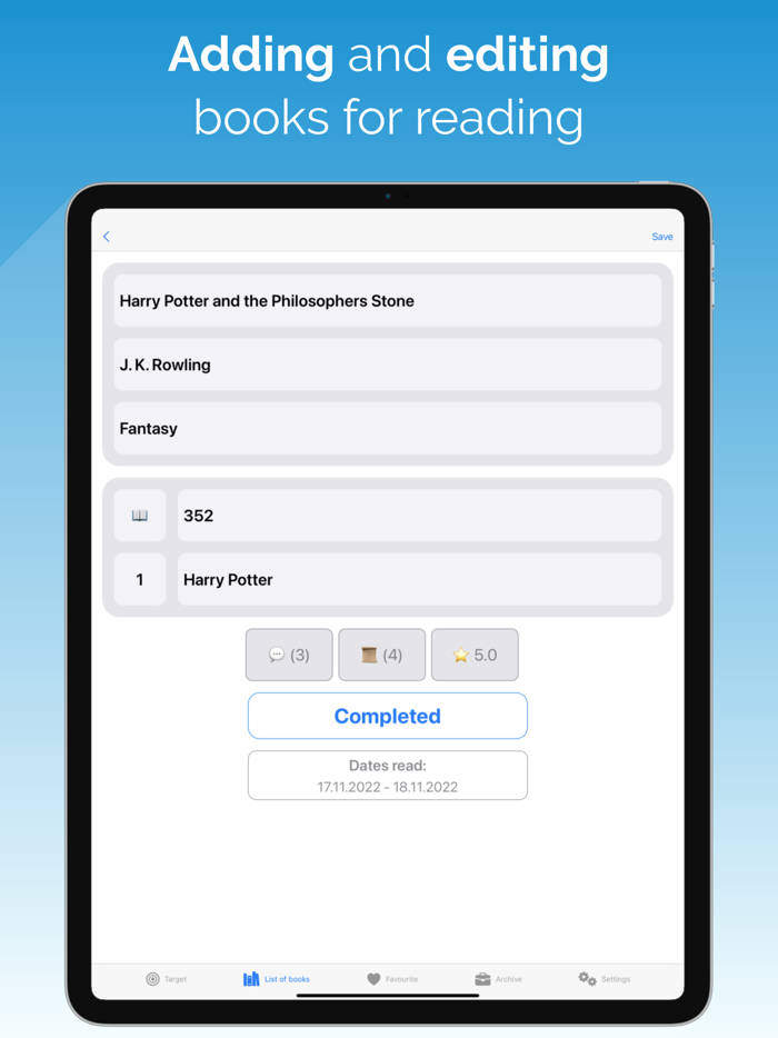 ListBooksEasy - List of books
