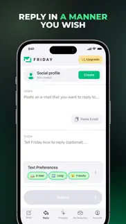 friday: ai e-mail writer iphone screenshot 4