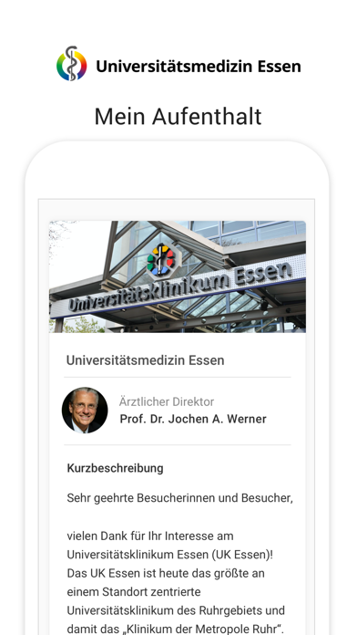 UME Patientenportal (Gen 6) Screenshot