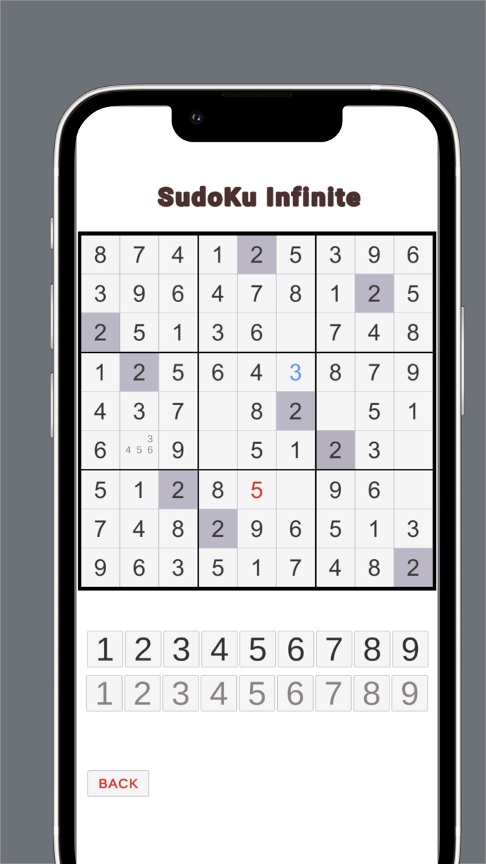 Sudoku Infinite Challenge