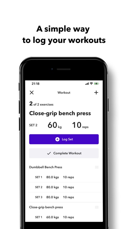 log｜Log your workouts