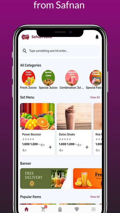 Safnan Juices & Grills Screenshot