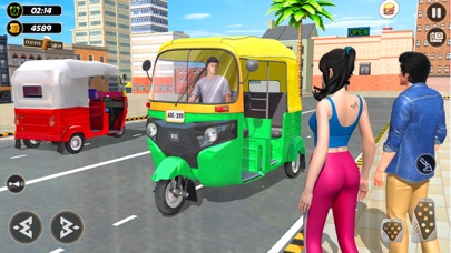 City Tuk Tuk: ドライビング ゲーム 3Dのおすすめ画像4