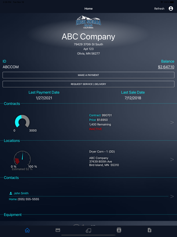 High Sierra Gas California