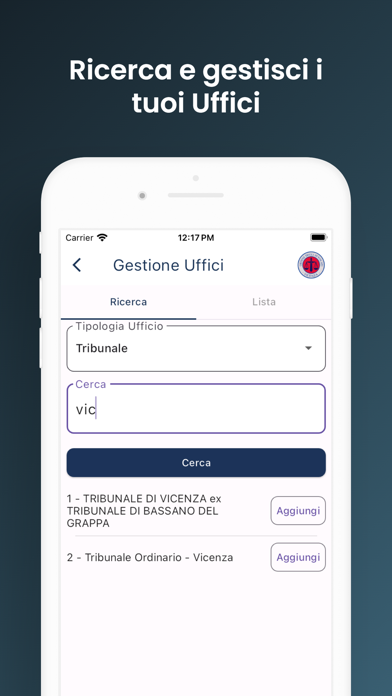 Ordine Avvocati Vicenza Screenshot