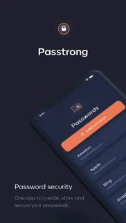 passtrong: security manager iphone screenshot 1