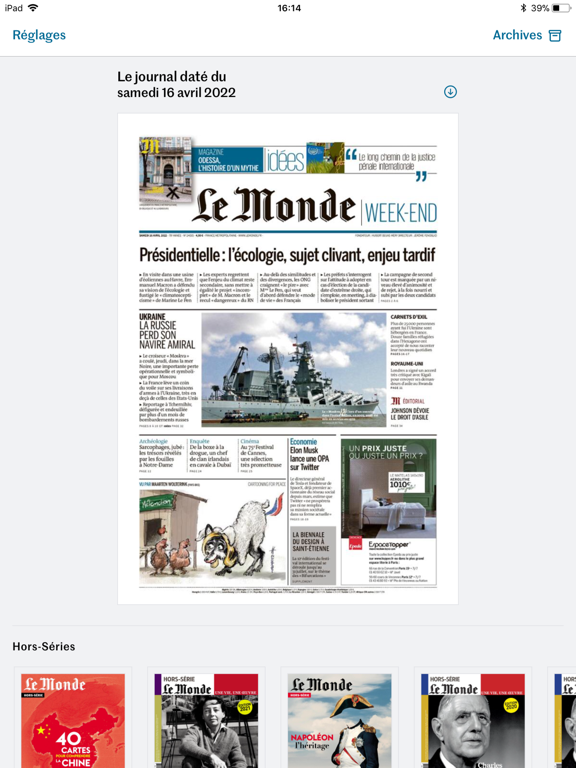 Screenshot #4 pour Journal Le Monde