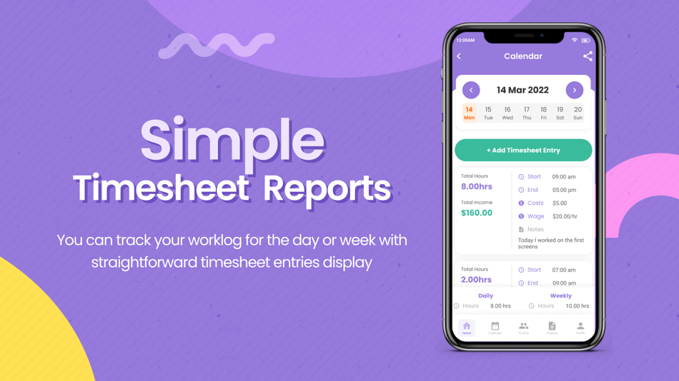 #2. Timesheet. (iOS) 由: TimeSheet Limited