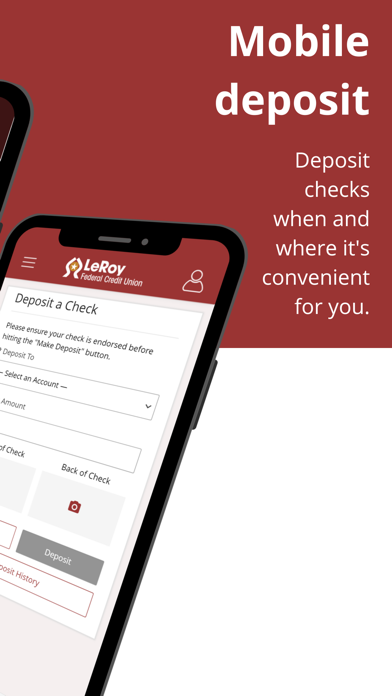 LeRoy FCU Mobile Screenshot