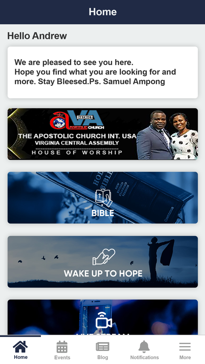 The Apostolic Church Int. VA