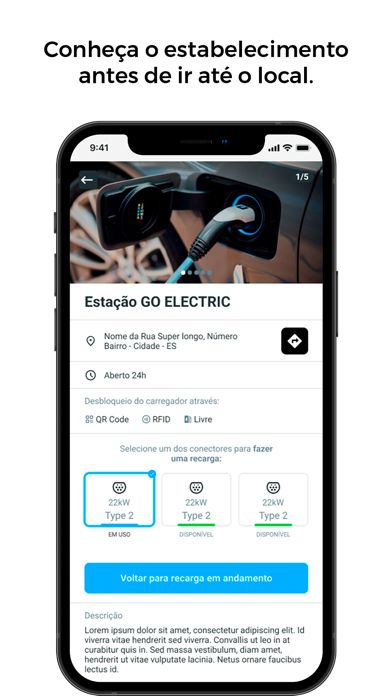 GO ELECTRIC e-mobility Screenshot