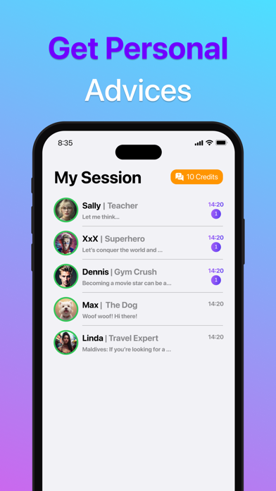 Chatty: AI Roleplay Characters Screenshot