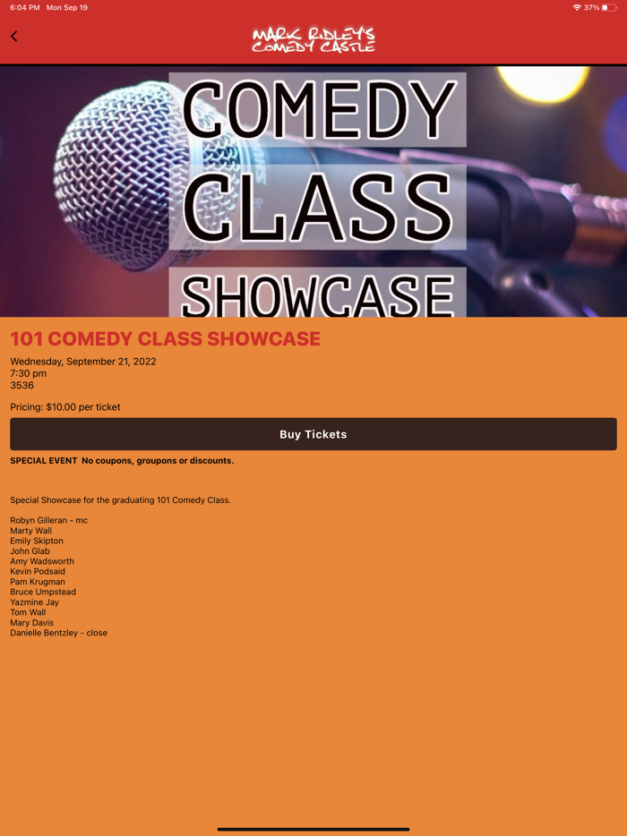 Mark Ridleys Comedy Castle