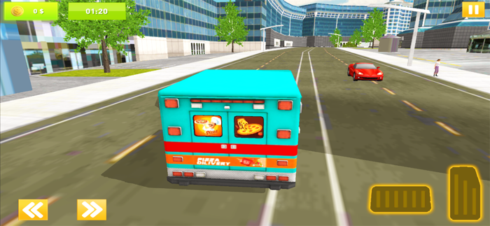 Pizza Delivery Driving Sim