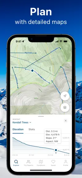 Game screenshot Backtrack: Backcountry Ski App hack