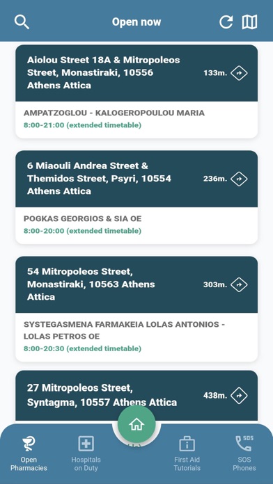 XrySOS Pharmacies - Hospitals Screenshot