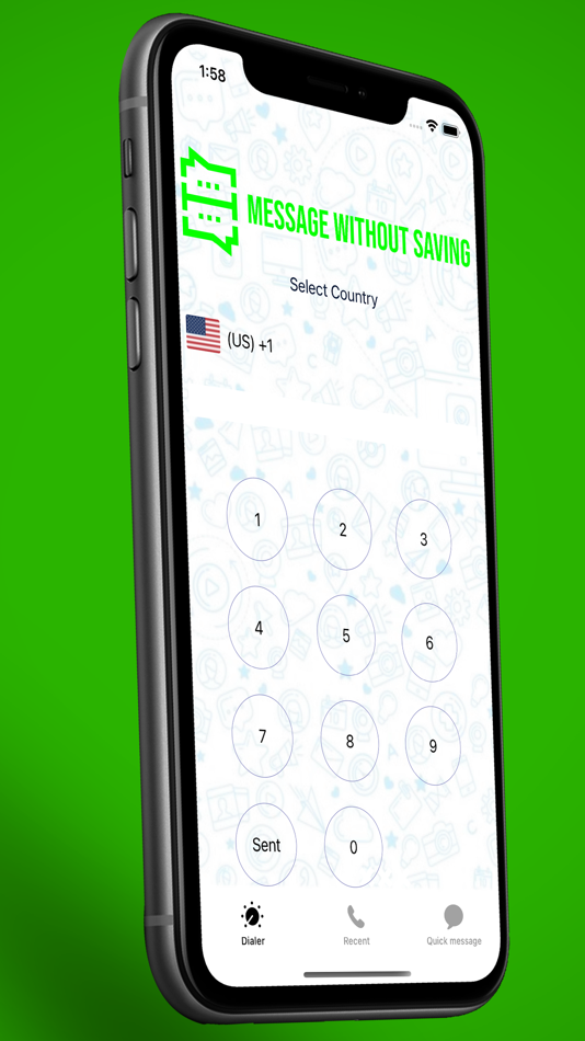 #1. Message without Saving (iOS) 由: Muhammad Tanweer