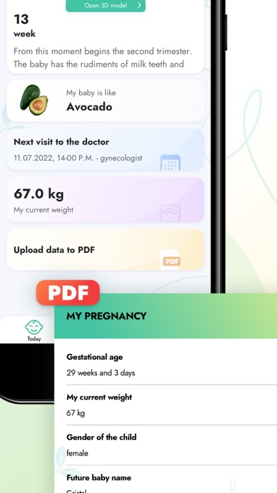 Baby Size - Pregnancy Tracker Screenshot