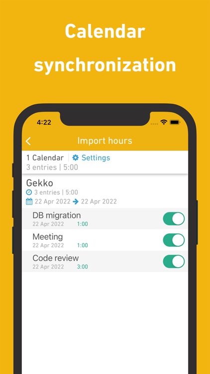 Gekko Hours - Time tracking