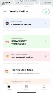 cabzone driver iphone screenshot 2