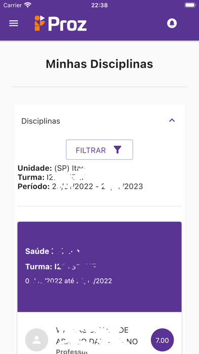 Proz Educação Screenshot