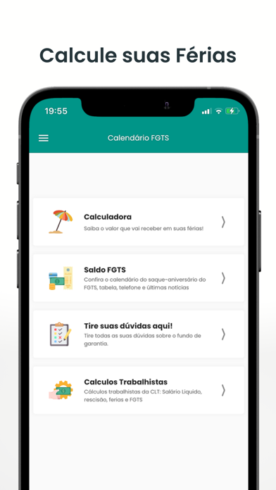 Cálculo de Férias Screenshot