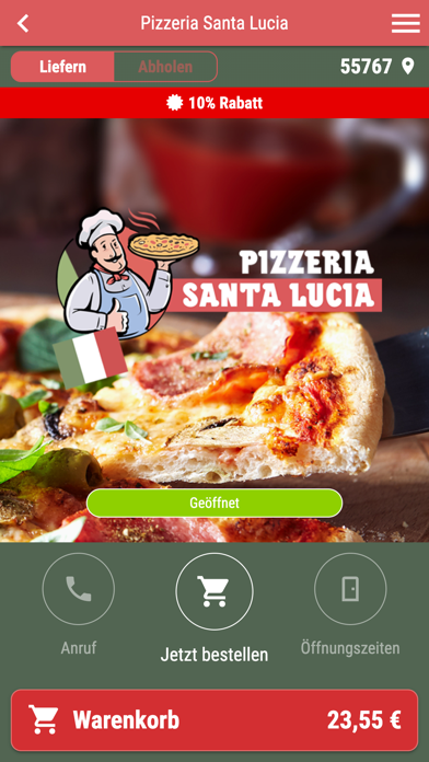 Pizzeria Santa Lucia Screenshot