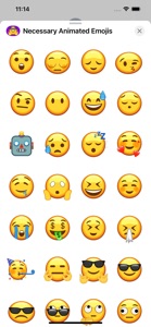 Necessary Animated Emojis screenshot #5 for iPhone