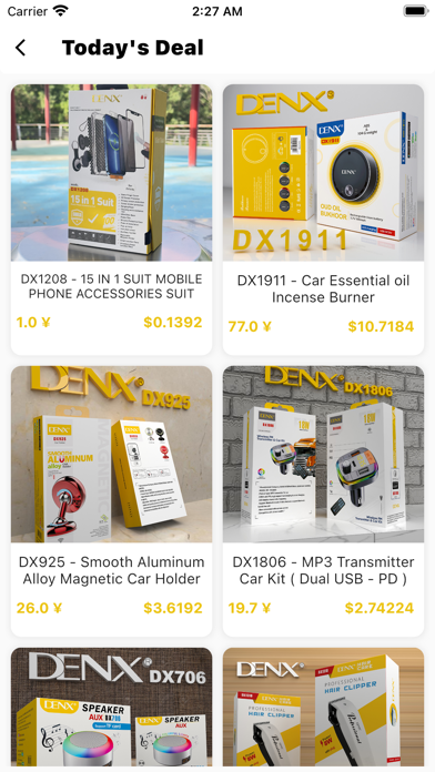 DENX Wholesale Screenshot
