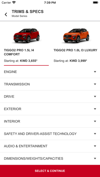 Chery Alghanim Screenshot