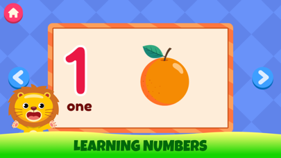 Learn flashcards numbers 1-20 Screenshot