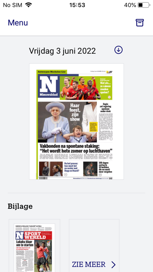 Nieuwsblad Krant - 5.1.0 - (iOS)