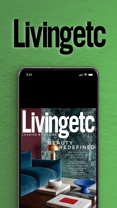 Livingetc Magazine NA Screenshot