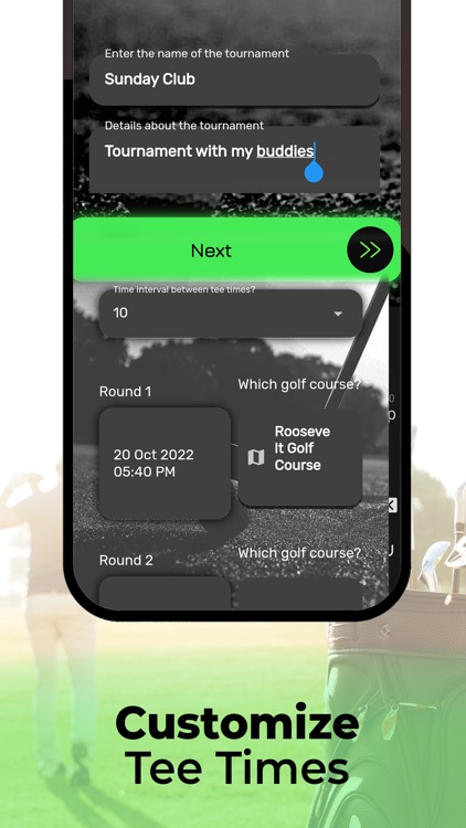 Golf Solver – Set Tee Times