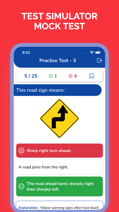 Kansas KS DMV Permit Test Screenshot