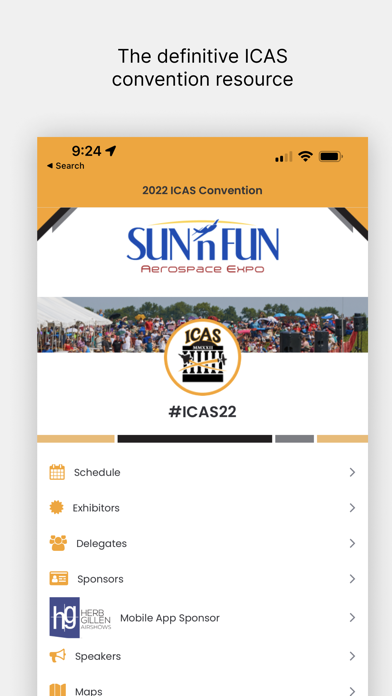 2022 ICAS Convention Screenshot