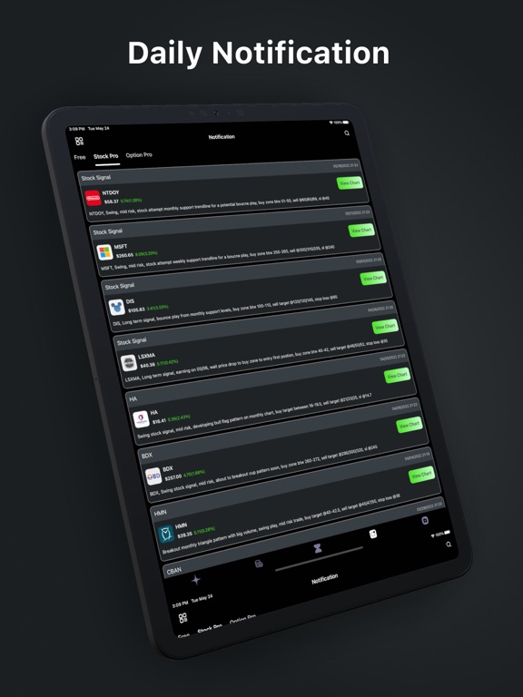 Trade Insider - Stocks Alert iPad screenshot 7 - Finance app