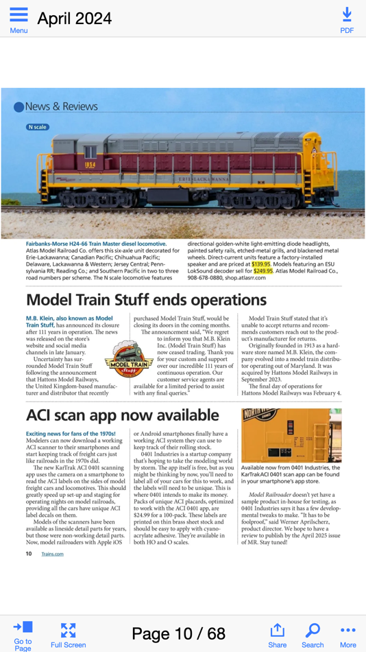 #3. Model Railroader Magazine (iOS) 由: Flying Media Group, LLC