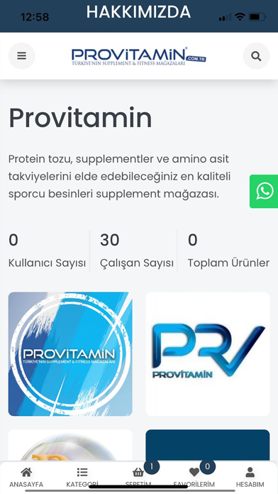 Provitamin Supplement&Fitness Screenshot