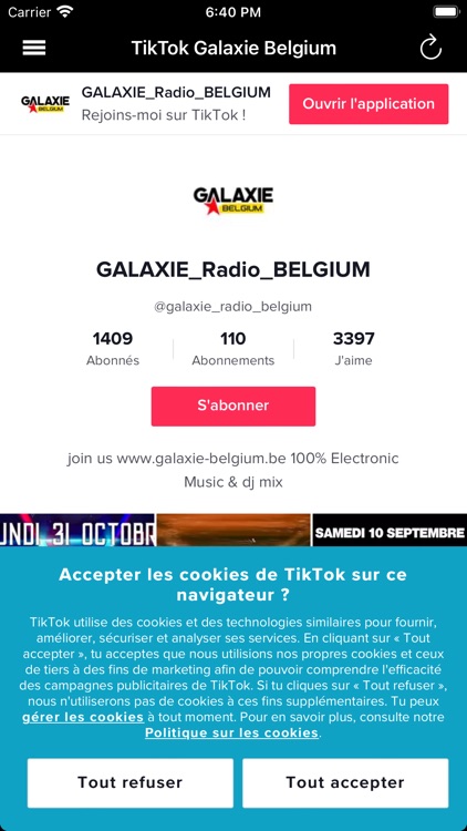 Radio Galaxie Belgium screenshot-4