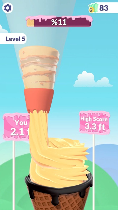 Cream Cup Tower Screenshot